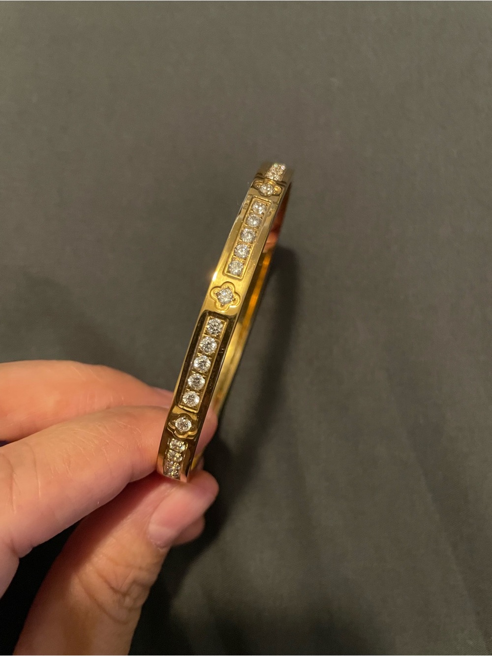New - 14k gold plated bangle